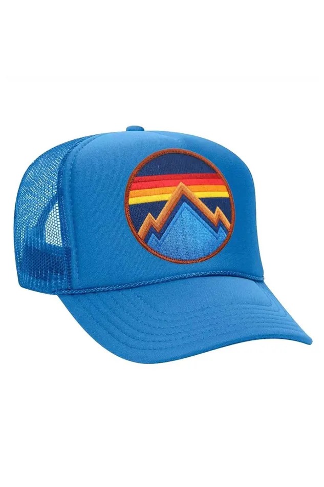 Women Trucker Hats Aviator Nation ALL SEASONS CIRCLE TRUCKER HAT
