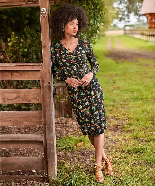 Woodland Wonder Jersey Dress Black Apparel Petite Collection Joebrowns Woodland Wonder Jersey Dress Black Apparel Petite Collection Joebrowns