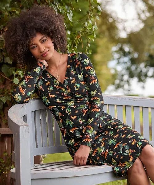 Woodland Wonder Jersey Dress Black Apparel Petite Collection Joebrowns Woodland Wonder Jersey Dress Black Apparel Petite Collection Joebrowns